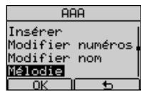 FRANCE TELECOM DOLPHIN COMFORT - Modification de la Mélodie associée à un nom du repertoire - 1