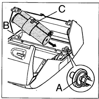 FRANCE TELECOM GALEO 4000 - INSTALLLER LE RUBAN ENCREUR - 1