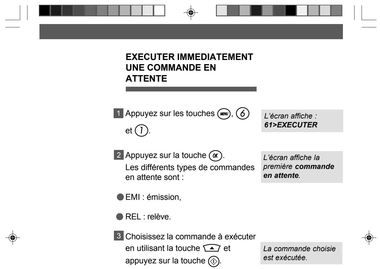 FRANCE TELECOM GALEO 4050 - SUPPRIMER UNE COMMANDE EN ATTENTE - 1