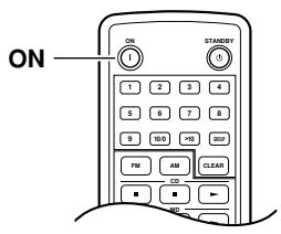 ONKYO C-733 - Mise sous tension du C-733 - 3