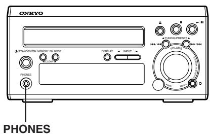 ONKYO CR-305FX - Mise en sourdine/Epoute via un casque - 1