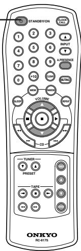 ONKYO CR-305FX - Connexion du cordon d'alimentation secteur - 2