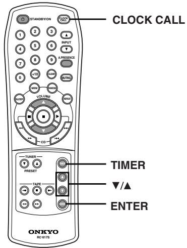 ONKYO CR-305FX - Impostazione manuale dell'orologio - 1