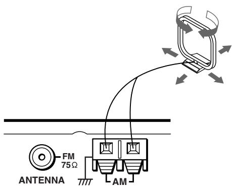 ONKYO CR-305FX - Collegamento del cavo antenna - 2