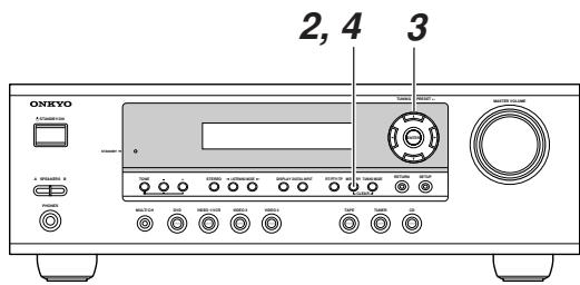 ONKYO HT-S590 - Utilisation du tuner—suite - 1
