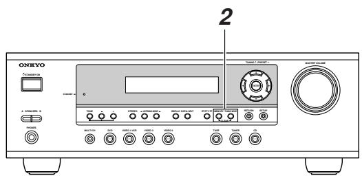 ONKYO HT-S590 - Eliminar programaciones - 1