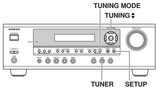 ONKYO HT-S590 - Escuchar la radio - 1
