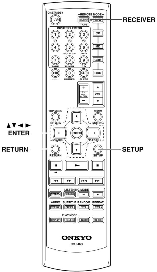 ONKYO HT-S590 - Réglages plus avances - 1