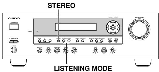 ONKYO HT-S590 - Choix du mode d'écoute - 1