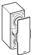 ONKYO HTS-790 - Apposer et retirer les grilles des enceintes - 1