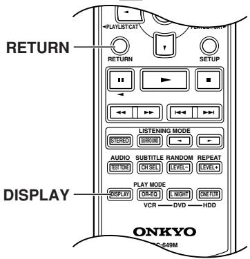 ONKYO HTS-790 - ■ Sélection directe - 2