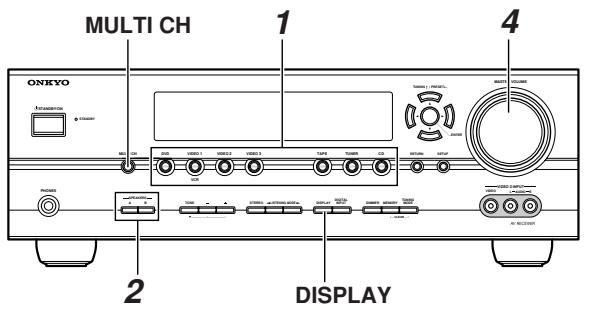 ONKYO HTS-790 - Funcionamento Basics del receptor AV - 1