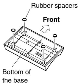 ONKYO SKF-750F - Using the included rubber spacers - 1