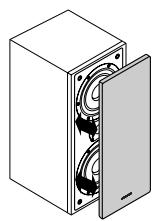 ONKYO SKS-HT520 - Apposer et prisoner les grilles des enceintes - 1