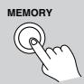 ONKYO T-433 - Premete il pulsante [MEMORY] (ENTER). - 1