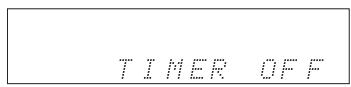 ONKYO T-433 - Utilizzate i pulsanti TUNING/PRESET [▲]/[▼] (TIMER [▲]/[▼]) per attivare o disattivare il timer. - 3