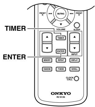 ONKYO T-433 - Controllo delle impostazioni dei timer - 2