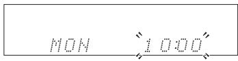 ONKYO T-433 - Utilizzate i pulsanti TUNING/PRESET [A]/[B] (TIMER [A]/[▼]) per impostare l'ora. - 1