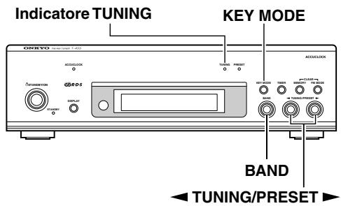ONKYO T-433 - Sintonizzazione manuale - 1
