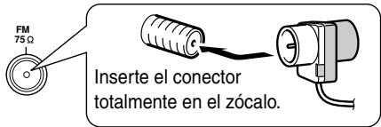 ONKYO TX-SR502E - Instale la antenna FM, como se muestra. - 1