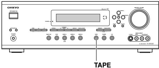 ONKYO TX-SR502E - Changer I'affichage TAPE/MD/CDR - 1
