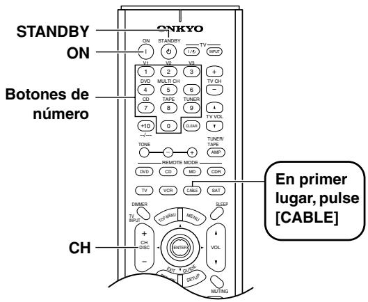 ONKYO TX-SR502E - Utilizar el controlador remoto conOthers componentes-Continua... - 2
