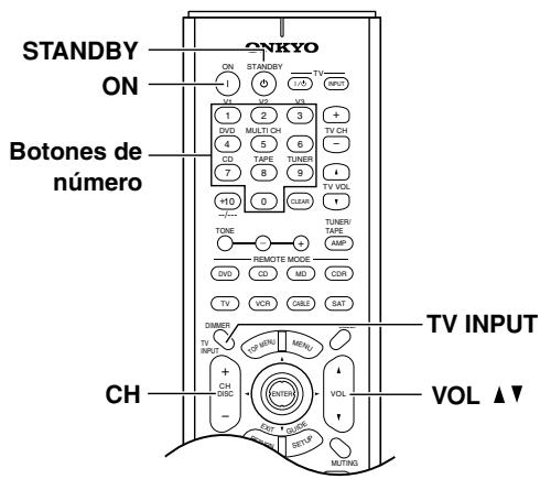 ONKYO TX-SR502E - Utilizar el controlador remoto conOthers componentes-Continua... - 1