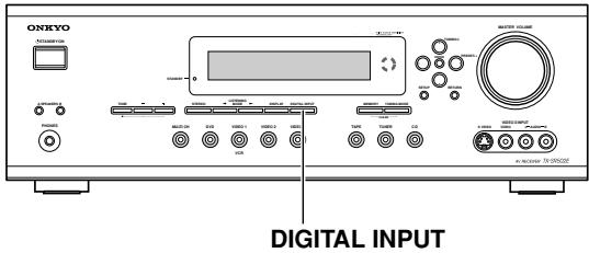 ONKYO TX-SR502E - Formats de signal d'entrée numérique - 1