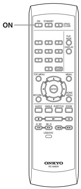 ONKYO DVSP405 - Conseil:mages/7bcc9babe29dbe4dab8888d76b6f2fc0709713ebcc88dd1b212027420889a800.jpg)

Appuyez sur le bouton STANDBY/ ON du DV-SP405 ou sur le bouton ON de la télécommande.

Le lecteur DVD est mis tension.

![](images/dcd16d443c21c51a745ee0876a537eda2899cbd541db6d98fa37ff6db491d549.jpg)  
Télécommande

- Pour ramener le DV-SP405 en mode de veille, appuyez sur le bouton STANDBY/ON du DV-SP405 ou sur le bouton STANDBY de la télécommande. Vous doivent regardier le volume de l'amplificateur au minimum avant demettre le DV-SP405 en mode de veille, pour éviter que le son ne soit trop fort lors de la prochaine utilisation.   
- Le passage en mode de veille avec le bouton STANDBY/ON ne coupe pas complètement l'alimentation.



Vous doivent connecter entre le lecteur de DVD et le récepteur audiovisuel le même type de cable que celui utilisé entre le ampli-tuner AV et le téléviseur.

Avant toute connexionle bouton ON de la télécommande.

Le lecteur DVD est mis tension.

![](images/dcd16d443c21c51a745ee0876a537eda2899cbd541db6d98fa37ff6db491d549.jpg)  
Télécommande

- Pour ramener le DV-SP405 en mode de veille, appuyez sur le bouton STANDBY/ON du DV-SP405 ou sur le bouton STANDBY de la télécommande. Vous doivent regardier le volume de l'amplificateur au minimum avant demettre le DV-SP405 en mode de veille, pour éviter que le son ne soit trop fort lors de la prochaine utilisation.   
- Le passage en mode de veille avec le bouton STANDBY/ON ne coupe pas complètement l'alimentation.



Vérifiez que toutes les connexions décrites à la pages 17–22 sont effectuées (le branchement au téléviseur est indispensable). - 2