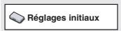 ONKYO DVSP405 - Utilisation du menu des réglages initiaux (Réglages initiaux)r ( /  / ) et la touche ENTER pour selectionner une option et sa valeur.

Les options et les valeurs possibles sont traitées dans les pages qui seront. - 3