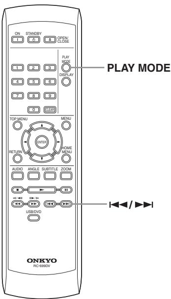 ONKYO DVSP405 - Important:B

Répetit

Hasard

Programme

mode recherche

Titre aléatoire

Chapit. aleatoire

Désact aleatoire



La fonction de lecture au hasard reste en service jusqu'à ce que vous Sélectionniez "Désact aléatoire" à partir des options du menu de lecture au hasard.   
Vous ne pouvez pas employerer la lecture au hasard pour un DVD-R/-RW portant des gravures au format VR, pour les Video CD dont la lecture a eté commandée par menu (PBC), pour les disques MP3/WMA/MPEG-4 AAC, des disques video DivX/WMV ni pour un DVD dont le menu est affchéé.   
Vous ne pouvez pas employerer simultanément la lecture au hasard et la lecture programmée ou la lecture repétée. - 1