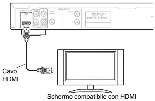 ONKYO DVSP405 - Collegamento con HDMIh1> - 1