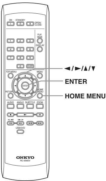 ONKYO DVSP405 - Menu des réglages pour l'image (Ajustement video)sCHOISSES une valeur de luminosité élevée. Si cela vous arrive, songez à diminuier la luminosité. - 1