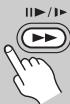 ONKYO DVSP405 - Pendant la lecture, appuyez sur la touche (pause).bab696a88dfabcd78c2cce913ec4da779e05315d7cfad4fa0.jpg)

Dans le cas d'un DVD, vous pouvez afficher une image après l'autre, en progressant vers la fin ou le début du disque. Dans le cas des d'un Video CD, vous ne pouvez progresser que vers la fin du disque. - 2