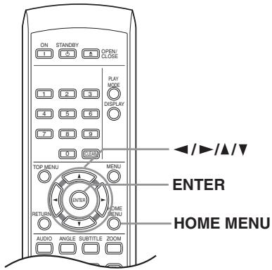 ONKYO DVSP405 - Menu des réglages pour le son (Réglages audio)paramètres et modifiez leur valeur au moyen des touches de déplacement du curseur (▲/▼/<▲/> - 1