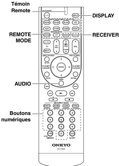 ONKYO HT-R570 - Entrer un code de télécommande - 1