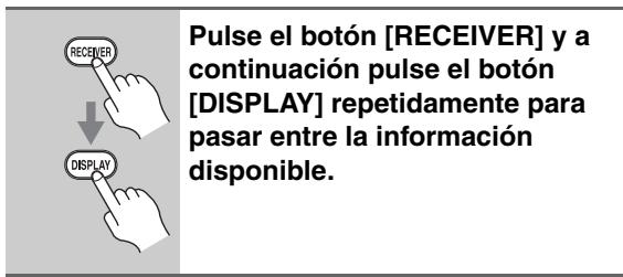 ONKYO HT-R570 - Visualizar informacion de fuente - 1