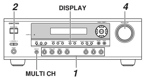 ONKYO HT-S4100 - Funcionamento Basics del receptor AV - 1