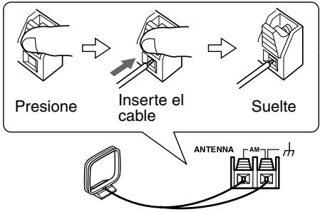 ONKYO HT-S4100 - Conectar la antenna en bucle AM - 2