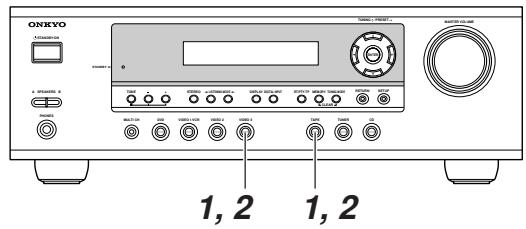 ONKYO HT-S4100 - Cambiar la visualización de entrada - 1