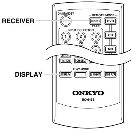 ONKYO HT-S4100 - Affichage d'informations sur la source - 1