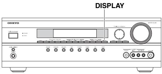 ONKYO HT-S6200 - Affichage d'informations AM/FM radio - 1