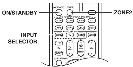 ONKYO HT-S6200 - Controlar la Zona 2 con el mando a distancia - 1