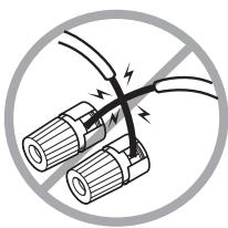 ONKYO HT-S6200 - Precauciones durante la connexion de los altavoces - 1