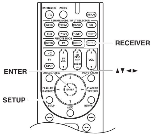ONKYO HT-S6200 - Réglage de l'entrée video composant - 1