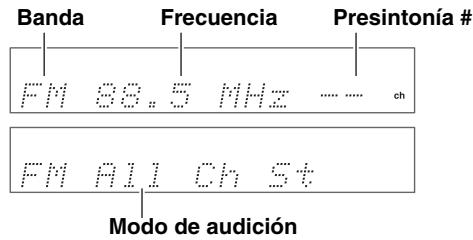 ONKYO HT-S6200 - Visualizar informacion de radio AM/FM - 3