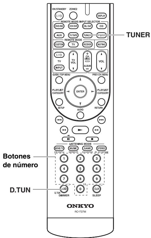 ONKYO HT-S6200 - Sintonizar emisoras por Frequencia - 1