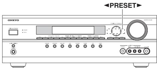ONKYO HT-S6200 - Selecciónar presintonías - 1