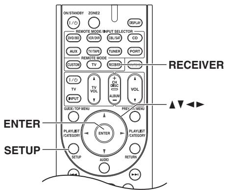 ONKYO HT-S6200 - Réglage l'intervalle de fréquences AM/FM - 1