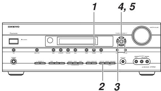 ONKYO HT-S9100THX - Recherche de station par type (PTY) - 1